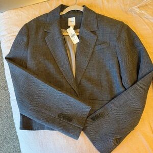 NWT Maeve Crop Boxy Blazer M